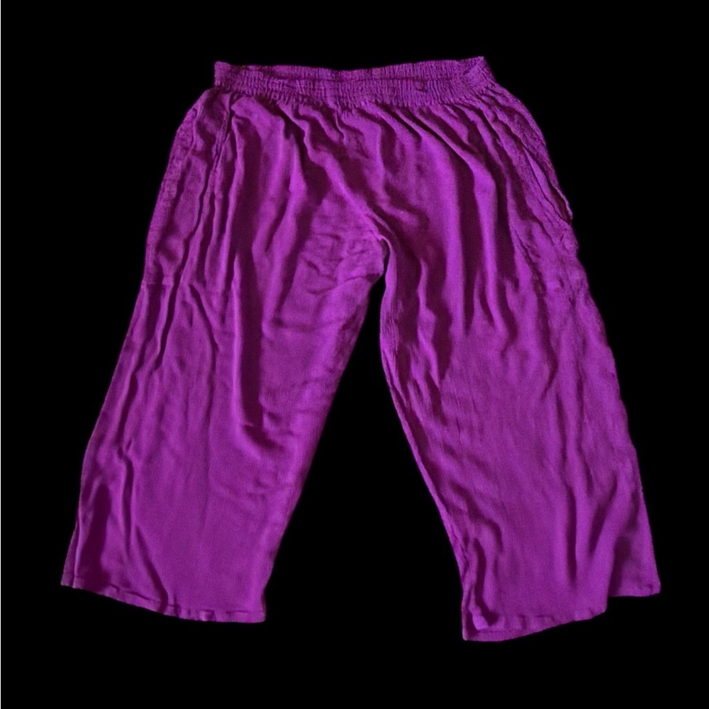 One size purple pants mission canyon made in Italy like new